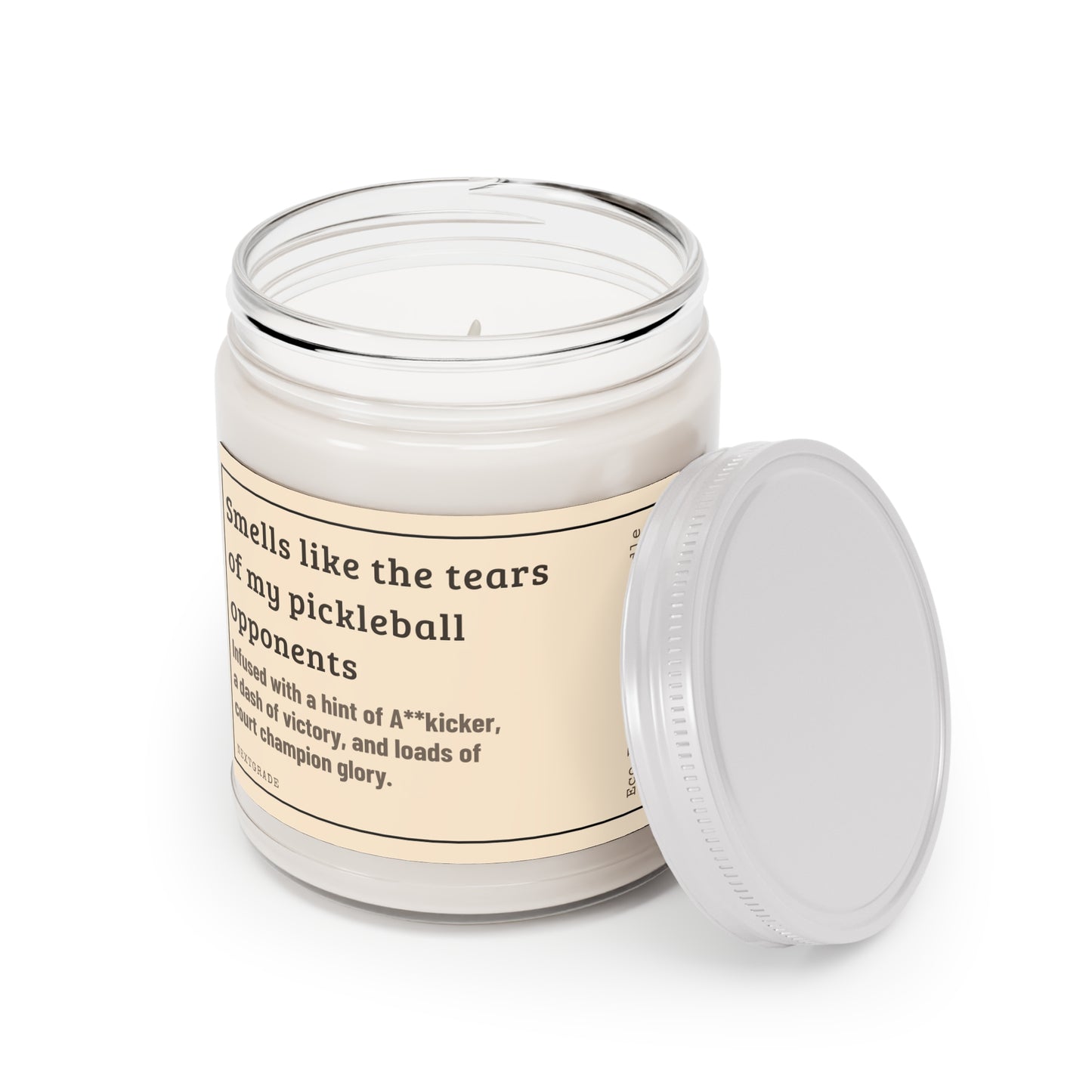 Scented Soy Candles, Pickleball-Themed Candles, Unique Gift for Athletes, Sports Candles, Home Fragrance, Funny Gift Idea