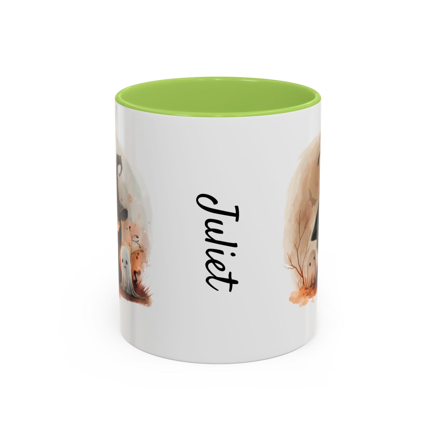 Personalized Witch Coffee Mug, Personalized Halloween Mug, Cute Witch Gift, Fall Decor, Coffee Cup for Kids
