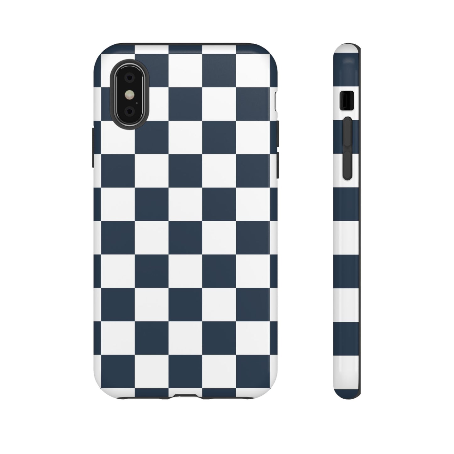 Checkered Pattern iPhone Case, iPhone Cover, Modern iPhone Accessory, Gift for Him, Trendy Mobile Protection
