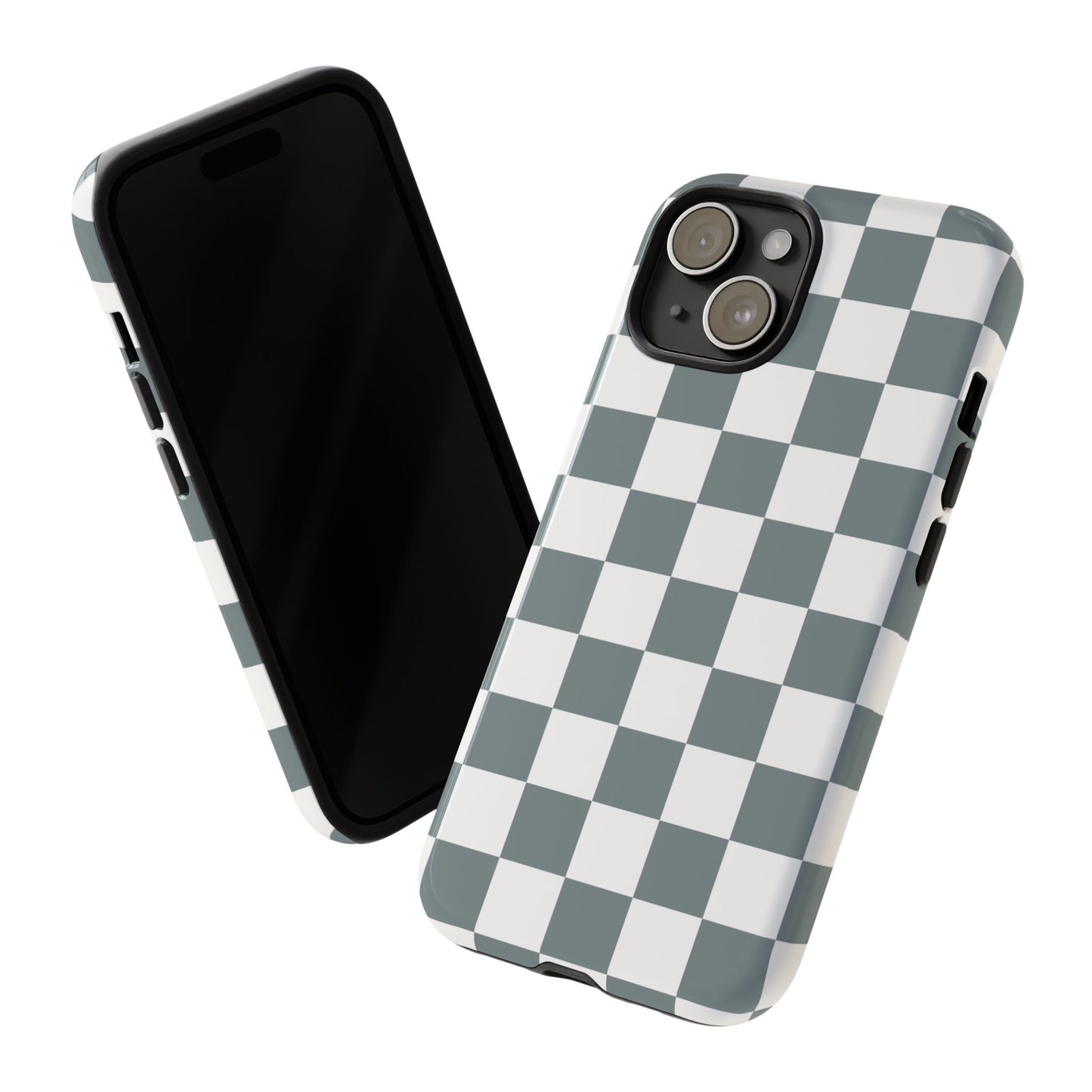 Stylish Checkerboard Phone Case, Durable Phone Cover, Unique Gift, iPhone 17 Pro, 17, 17 Air, 16, 15, 14, 13, 12, 11, X, XR, XS MAX