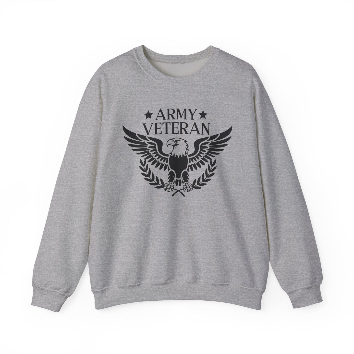 Army Veteran Crewneck Sweatshirt, Tribute Apparel, Gift for Veteran, Military Pride Sweatshirt, Comfortable Casual Wear, Veteran Day Gift