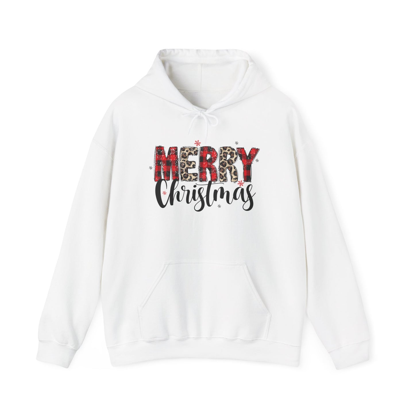 Merry Christmas Hooded Sweatshirt, Cozy Holiday Hoodie, Winter Gift, Christmas Apparel, Festive Sweatshirt, Unisex Christmas Wear