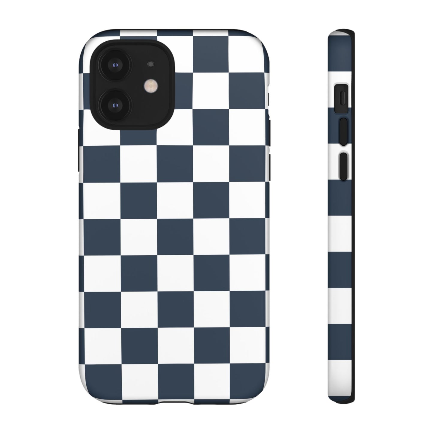 Checkered Pattern iPhone Case, iPhone Cover, Modern iPhone Accessory, Gift for Him, Trendy Mobile Protection