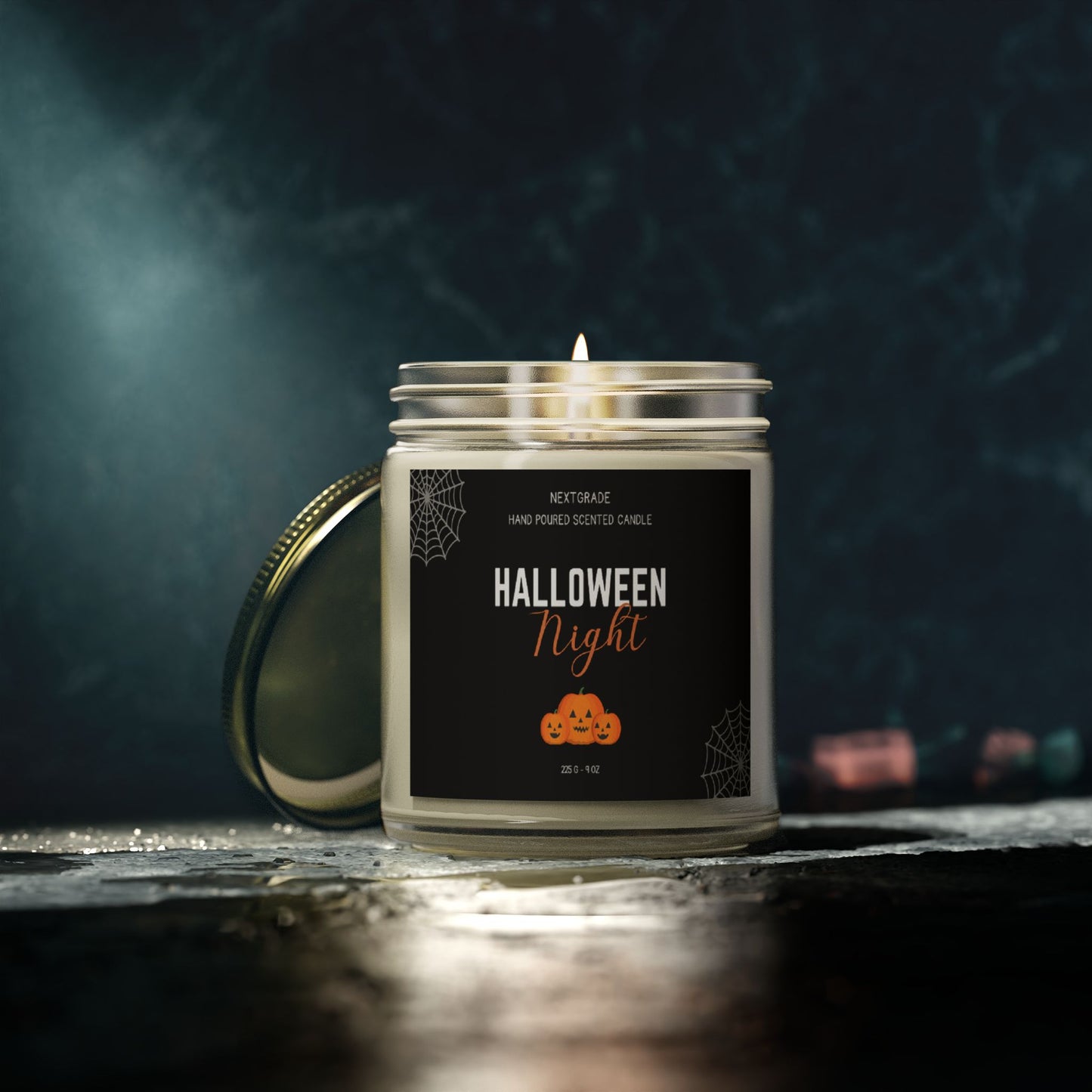 Halloween Night Scented Candles, Halloween Candles Scented, Spooky Candles - Gothic Décor Decorations - Halloween Gifts for Women, Men