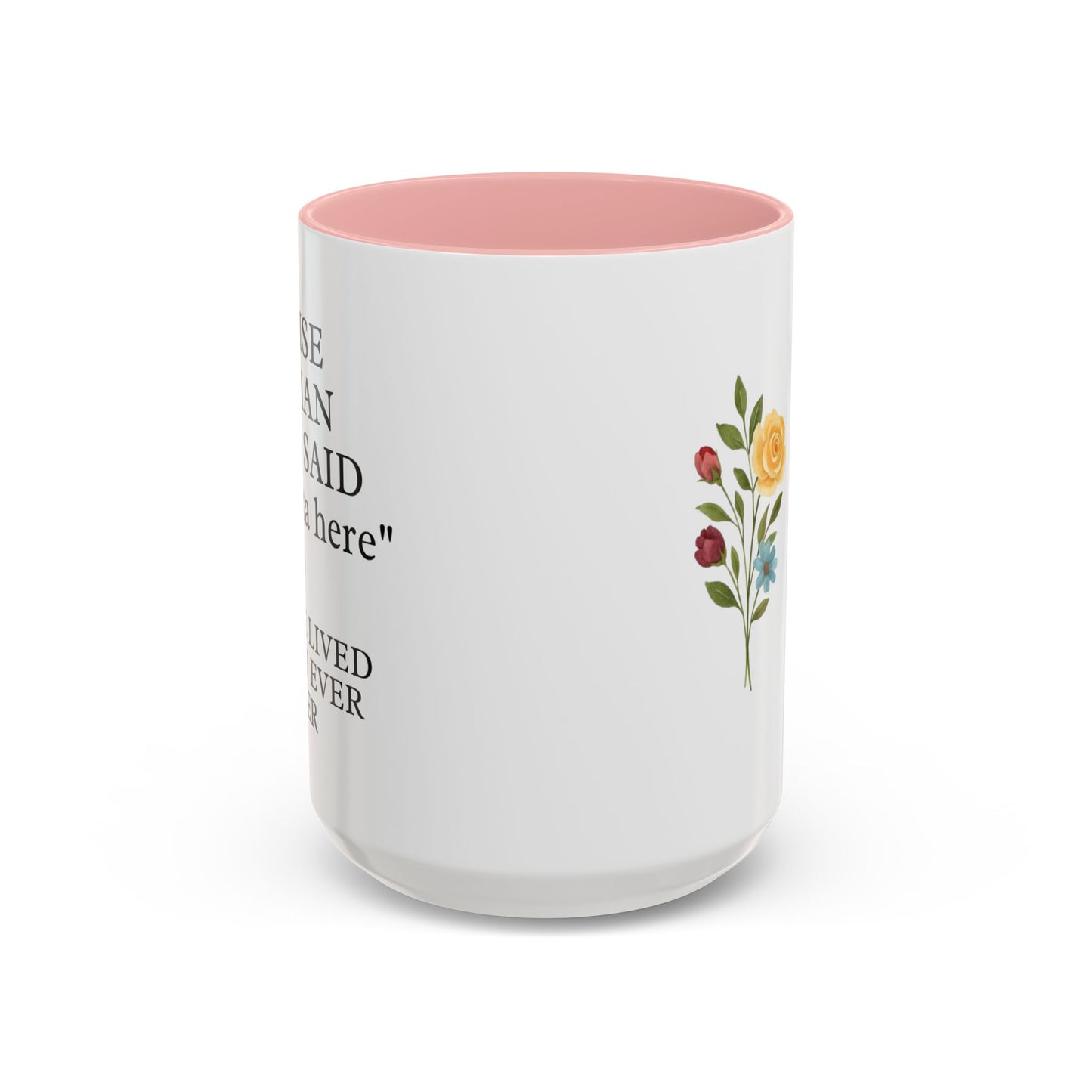 Personalized Retirement Coffee Mug, Floral Design, Gift for Retirees, Custom Name Mug, Celebration Drinkware, Retirement Day Gift