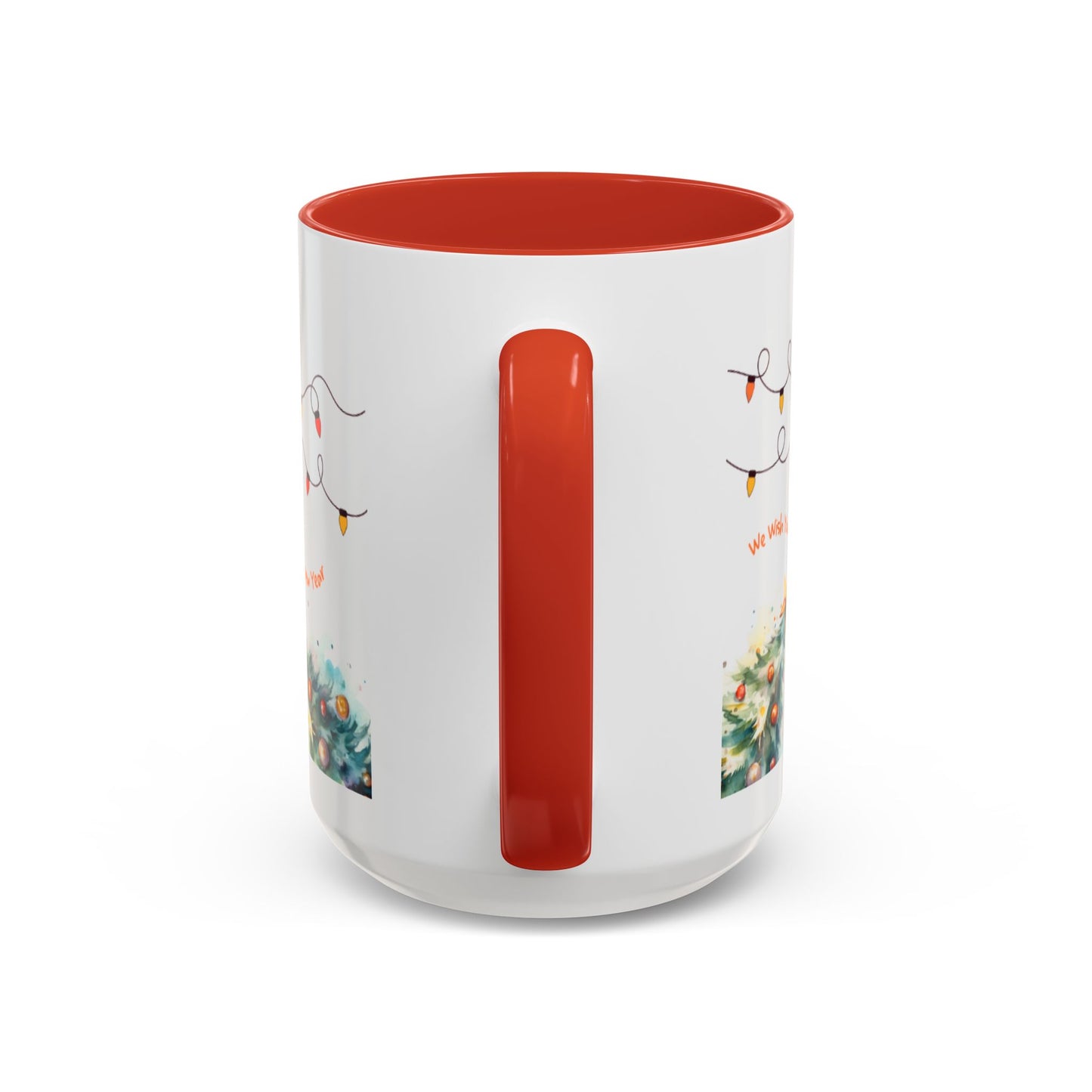 Personalized Festive Cat Accent Coffee Mug, Holiday, Christmas, Unique Gift, Home Decor, Cute Cat Lovers, Christmas Day Gift