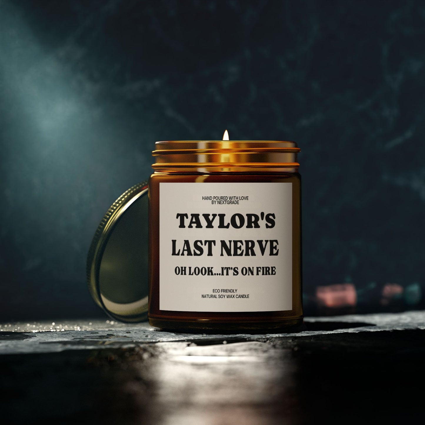 Personalized Scented Candles, Custom Last Nerve Candle, Custom Name Candle, Funny Gift, Personalized Candle Gift, Funny Candle, Birthday