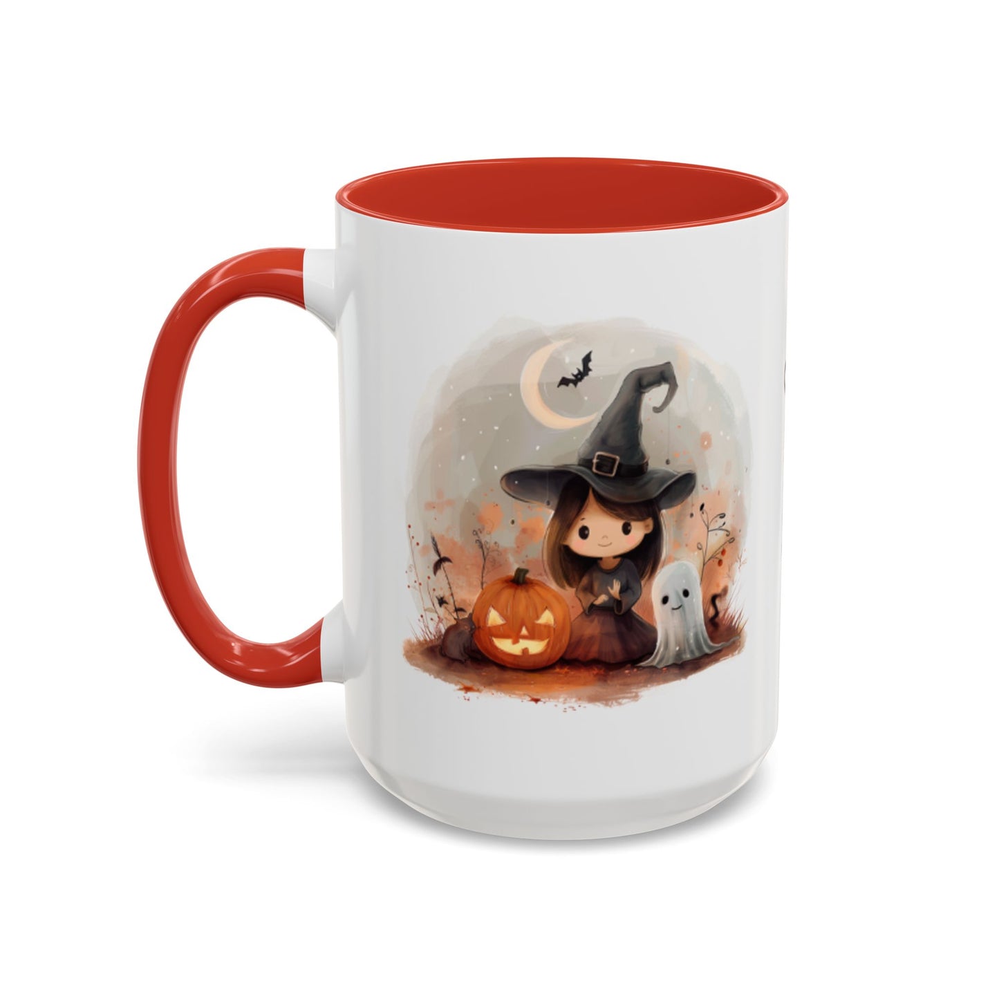Personalized Witch Coffee Mug, Personalized Halloween Mug, Cute Witch Gift, Fall Decor, Coffee Cup for Kids