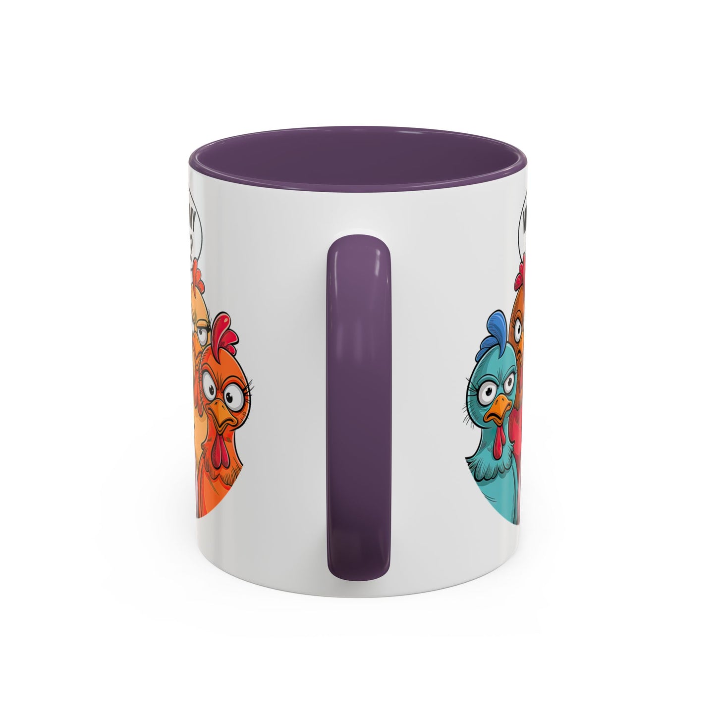 Where Is My Coffee? Chicken Trio Mug | Accent Coffee Mug | Mug for Coffee Lovers | Gift for Coworkers, Friends, and Family