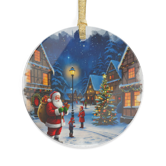 Christmas Acrylic Ornaments, Holiday Decor, Tree Decorations Gifts, Winter Wonderland, Festive Keepsakes, Christmas Day Gift
