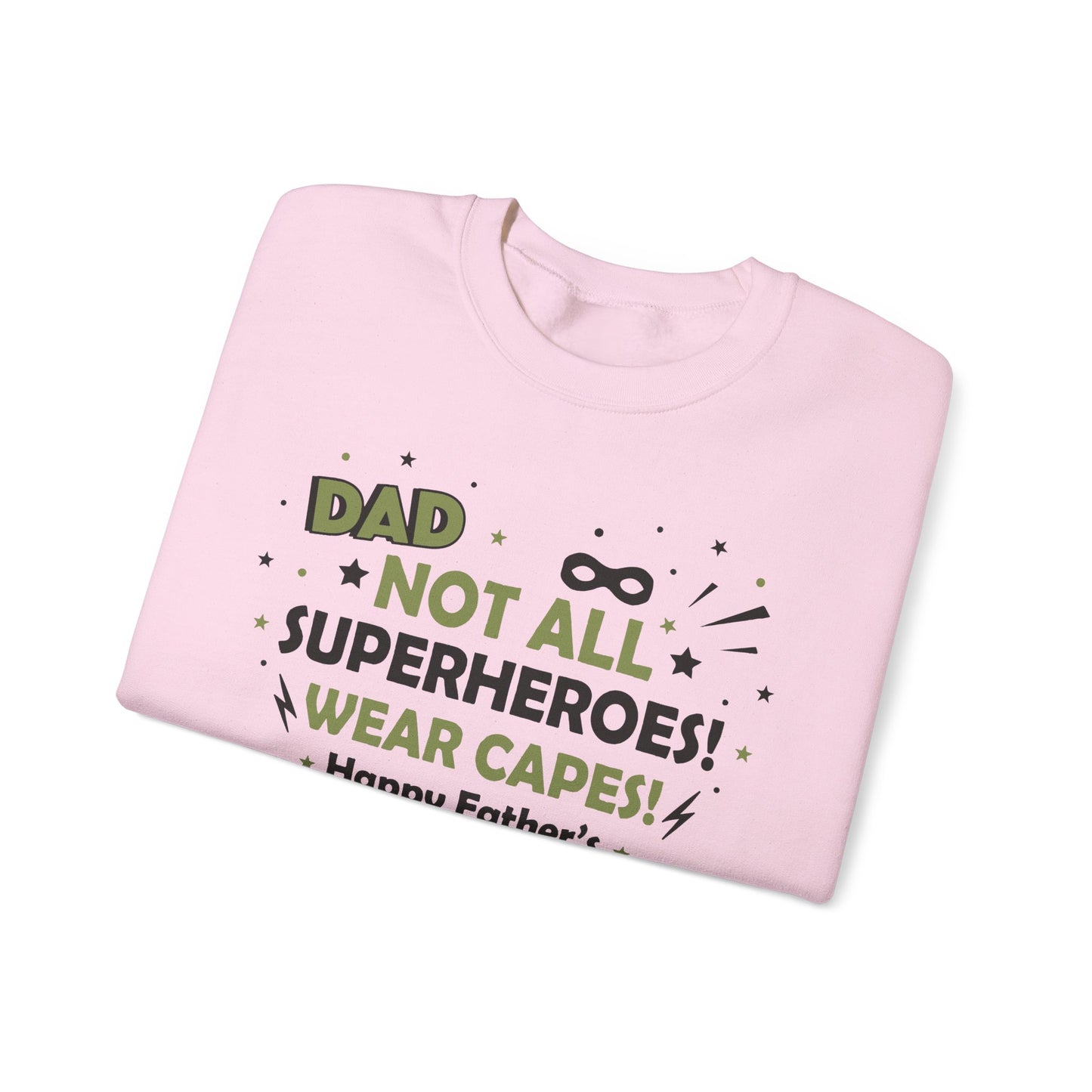 Dad Superhero Sweatshirt, Heavy Blend Crewneck, Perfect Father's Day Gift, Casual Lounge Wear, Cozy Birthday Present
