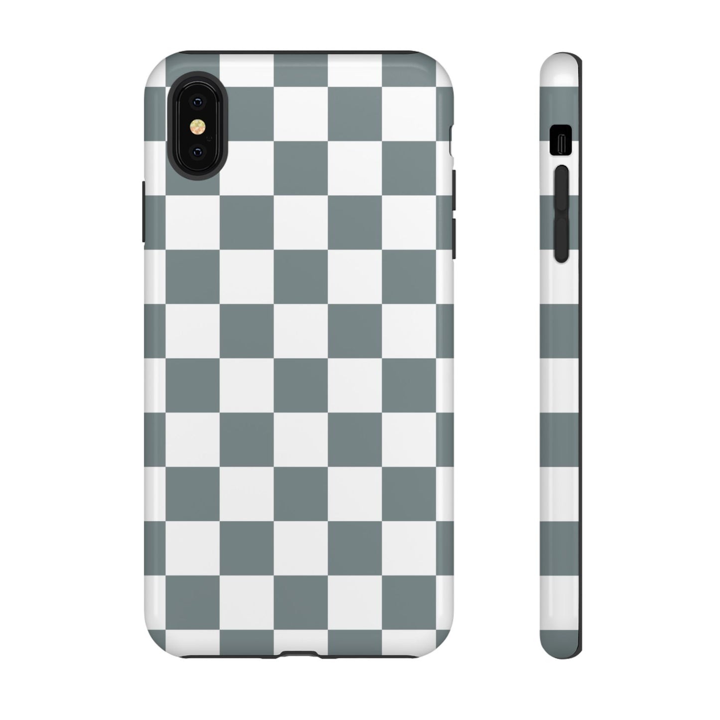 Stylish Checkerboard Phone Case, Durable Phone Cover, Unique Gift, iPhone 17 Pro, 17, 17 Air, 16, 15, 14, 13, 12, 11, X, XR, XS MAX
