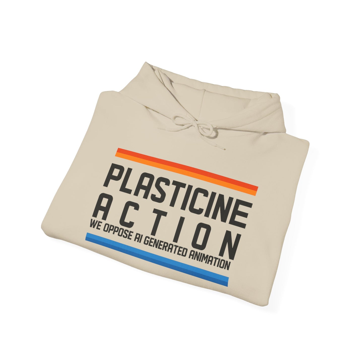 Plasticine Action Unisex Hoodie - Cozy Sweatshirt for Animators, Save Gaza, Free Palestine, Casual Wear