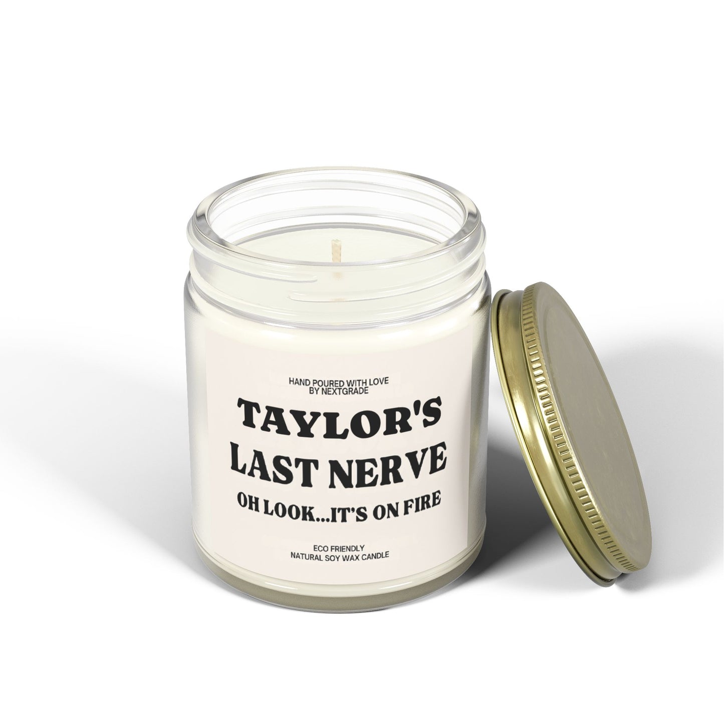 Personalized Scented Candles, Custom Last Nerve Candle, Custom Name Candle, Funny Gift, Personalized Candle Gift, Funny Candle, Birthday