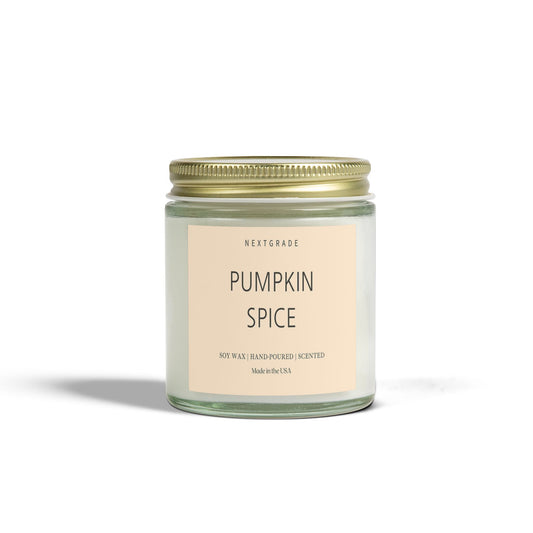 Pumpkin Spice Scented Candles | Cozy Aromatherapy, Halloween Candle, Fall Decor, Gift for Her, Home Fragrance, Relaxation Candle