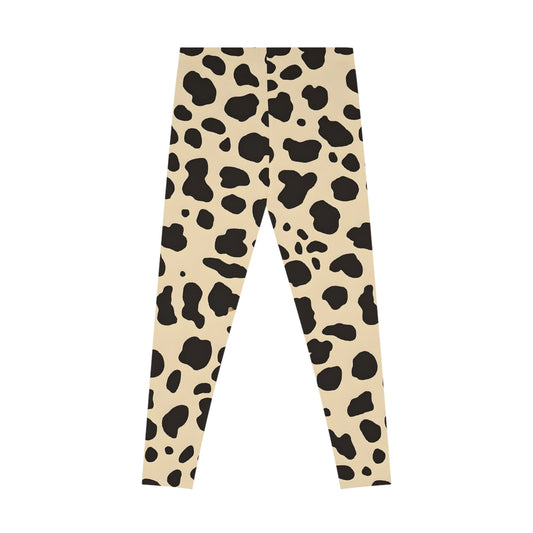 Trendy Animal Print Leggings, Tiger & Leopard look LEGGINGS - Acrobatics, Yoga, Acroyoga - Batik, Tie-Dye - unisex -turquoise
