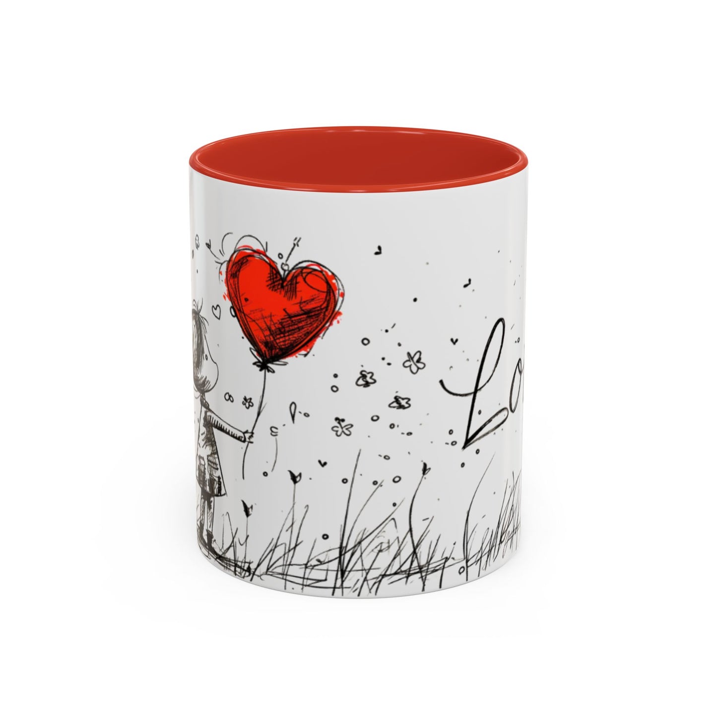 Romantic Coffee Mug, Love Gift for Coffee Lovers, Valentine's Day Mug, Couple Gift, Home Decor, Art Mug, Gift for Wife