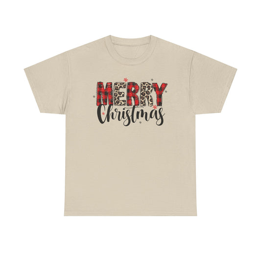 Festive Merry Christmas T-Shirt, Holiday Gift, Unisex Cotton Tee, Xmas Apparel, Winter Celebration Shirt, Casual Christmas Wear