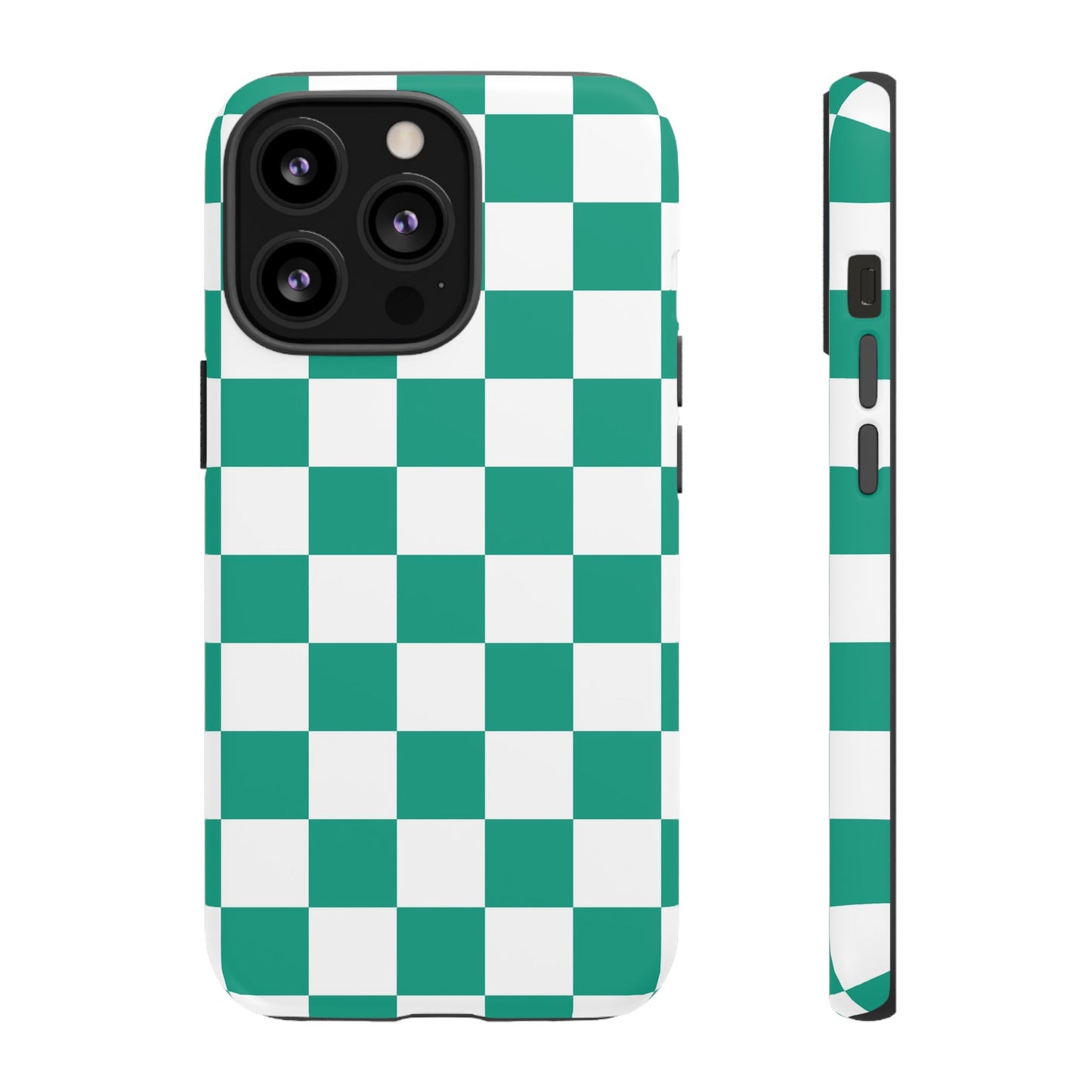 Checkered iPhone Case, Stylish Phone Cover,  Mobile Case For iPhone 17 Pro, 17, 16, 15, 14, 13, 12, 11, X, XR,XS MAX, Chic Gift for Her