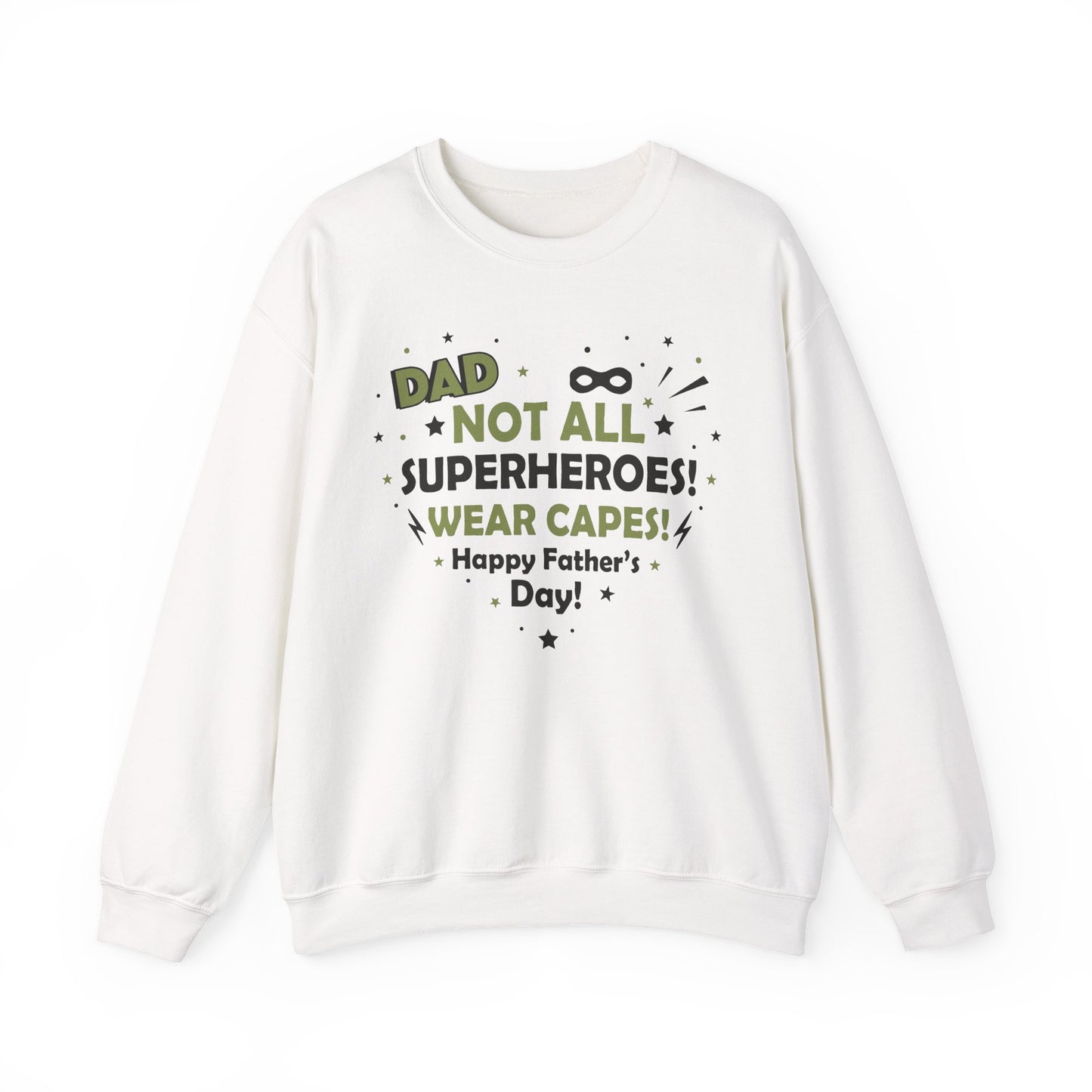Dad Superhero Sweatshirt, Heavy Blend Crewneck, Perfect Father's Day Gift, Casual Lounge Wear, Cozy Birthday Present