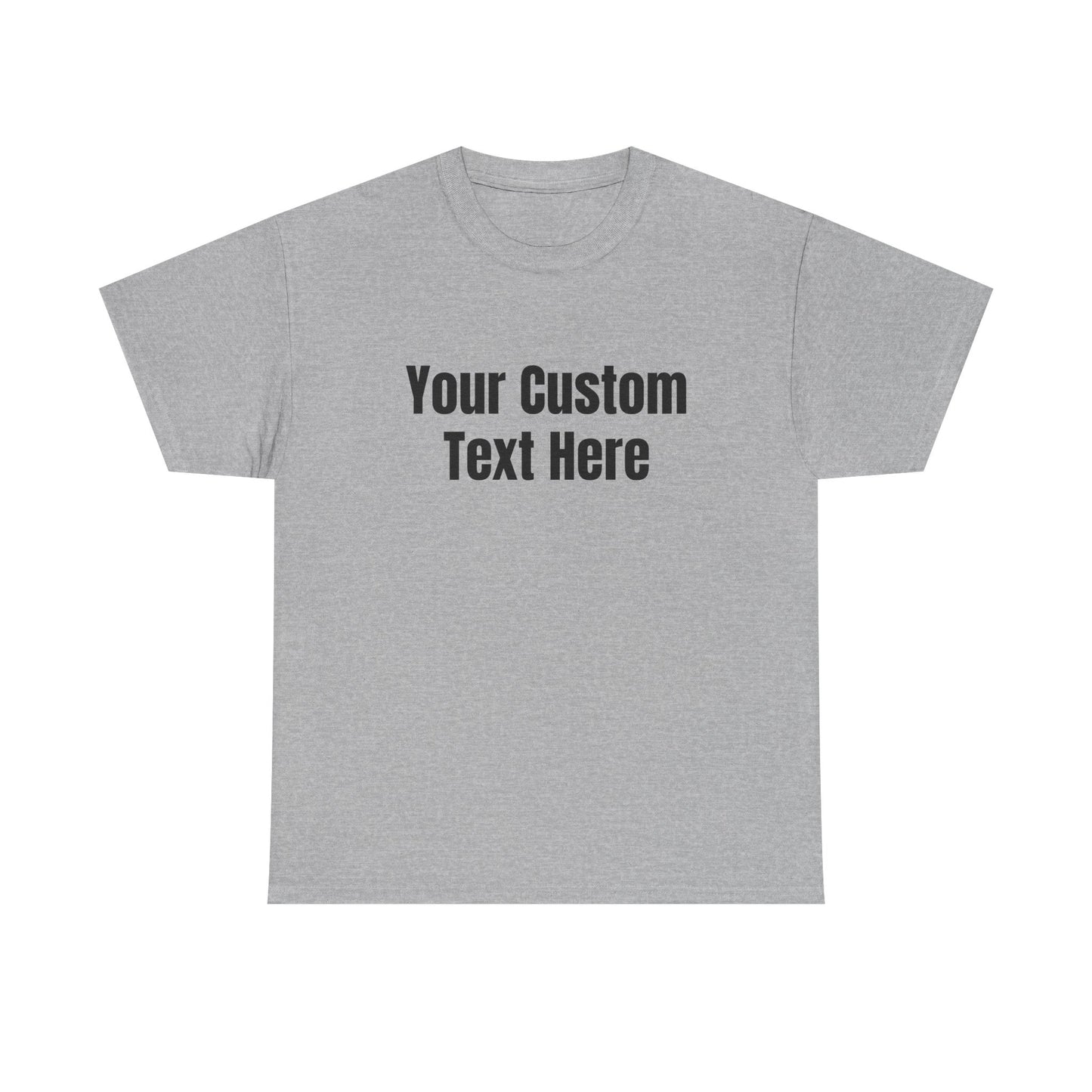 Customizable Heavy Cotton Tee - Perfect for Gifts, Events, Casual Wear, Team Outfits, Celebrations, Perfect Gift for Birthdays