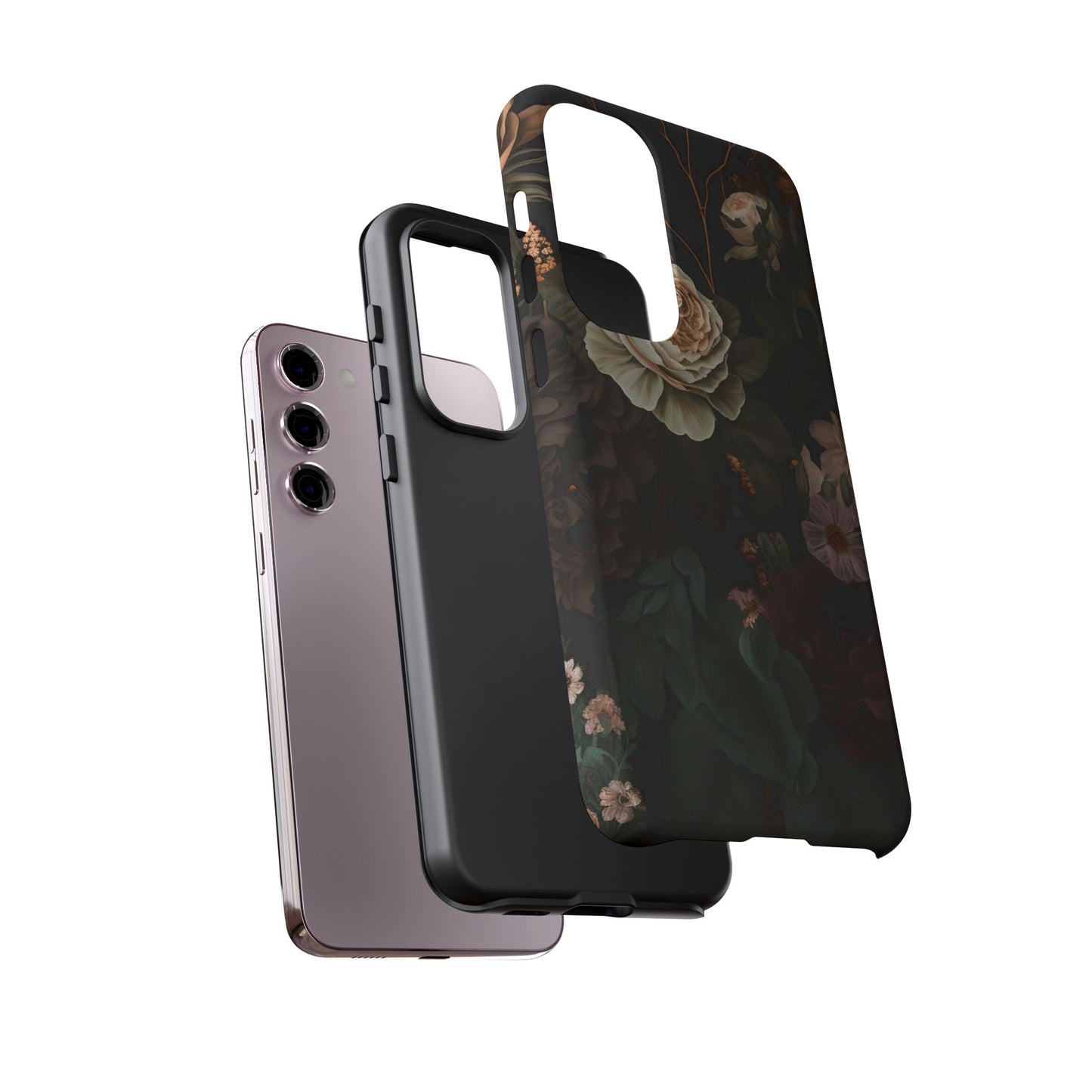 Floral Phone Case For iPhone And Samsung, Tough Cases, Flower Design, Stylish Protection, Gift for Her, Nature Lovers Accessory, Floral Gift