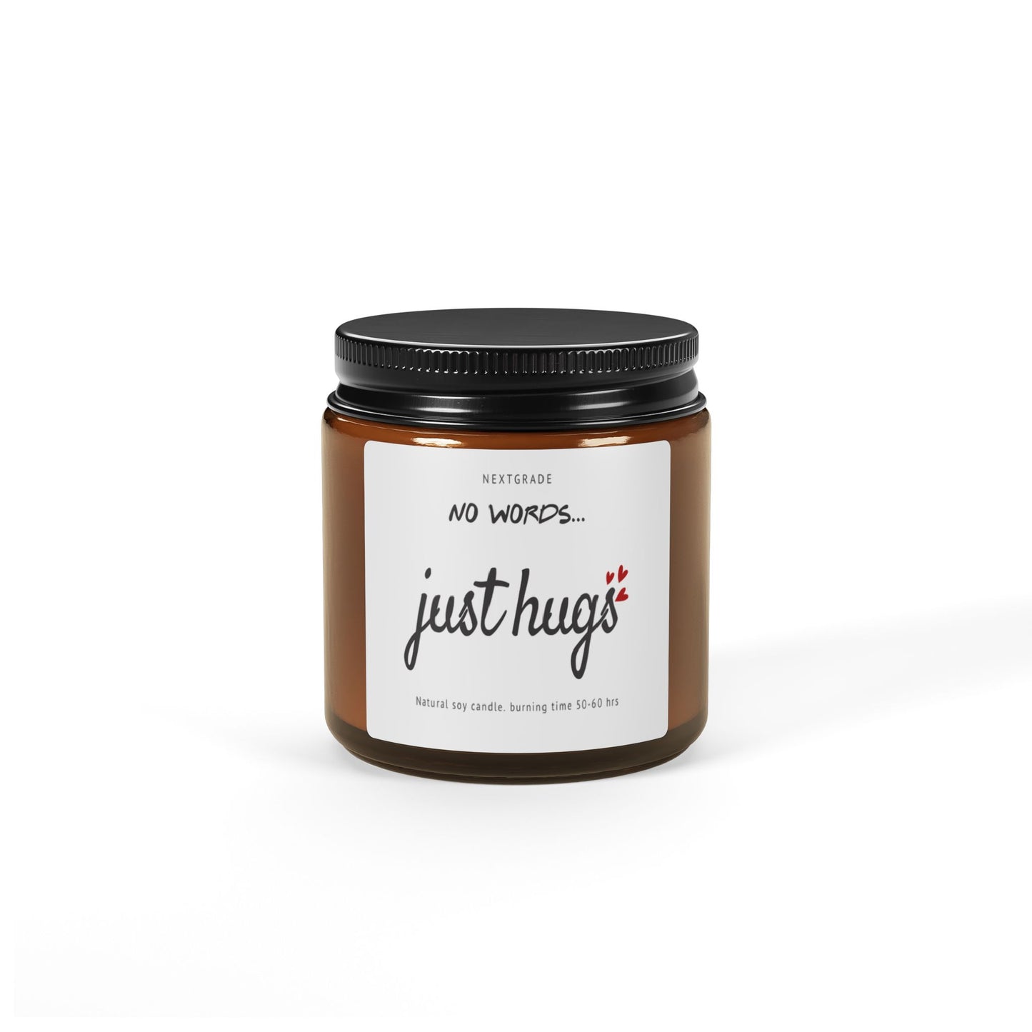 Just Hugs Scented Soy Candle Gifts for Loss of Loved One, No Words Just Hugs, Think of You, Condolence, Get Well Candle for Women