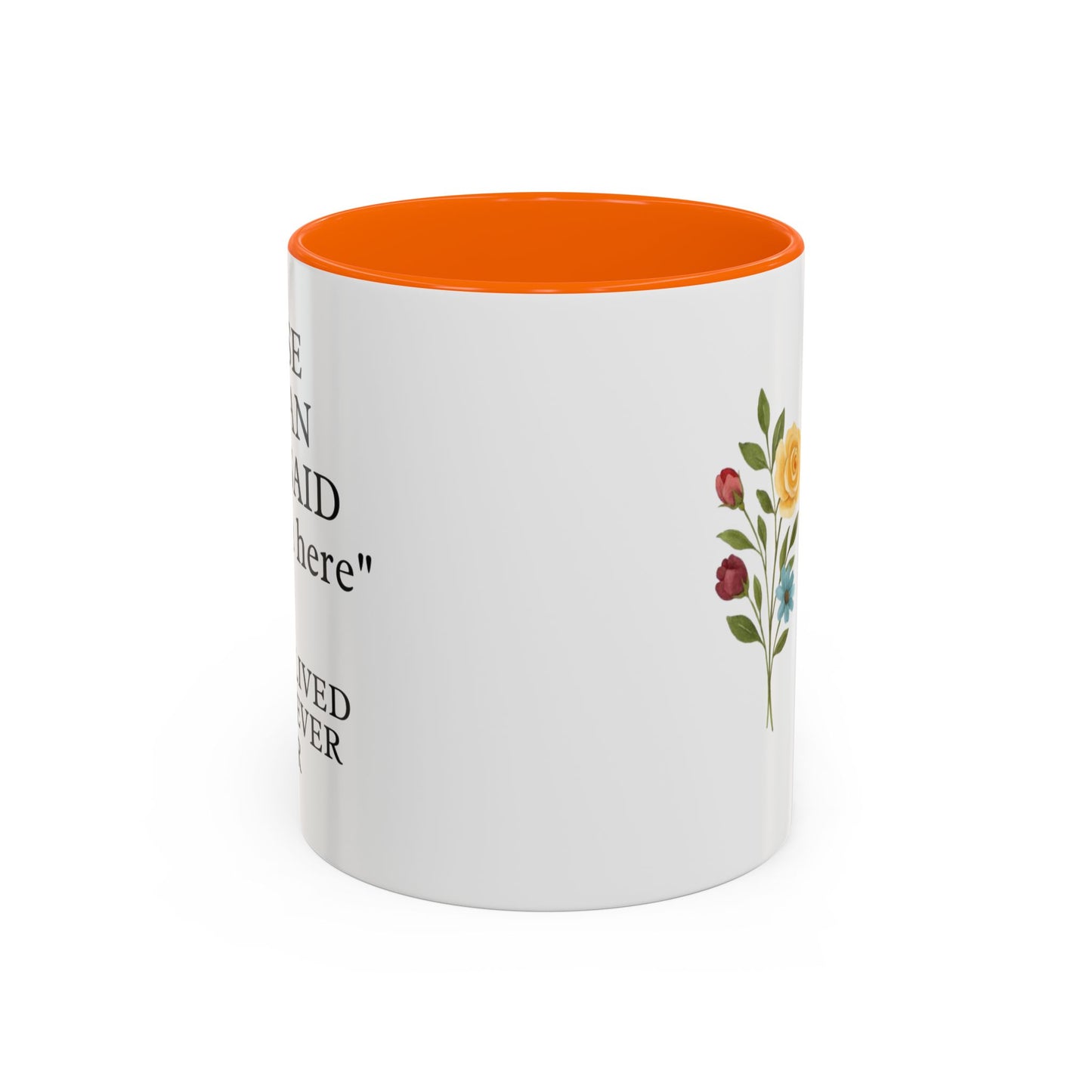 Personalized Retirement Coffee Mug, Floral Design, Gift for Retirees, Custom Name Mug, Celebration Drinkware, Retirement Day Gift