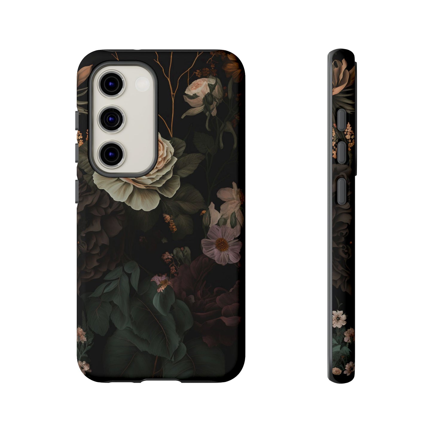 Floral Phone Case For iPhone And Samsung, Tough Cases, Flower Design, Stylish Protection, Gift for Her, Nature Lovers Accessory, Floral Gift