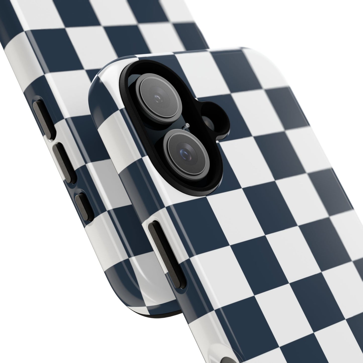 Checkered Pattern iPhone Case, iPhone Cover, Modern iPhone Accessory, Gift for Him, Trendy Mobile Protection