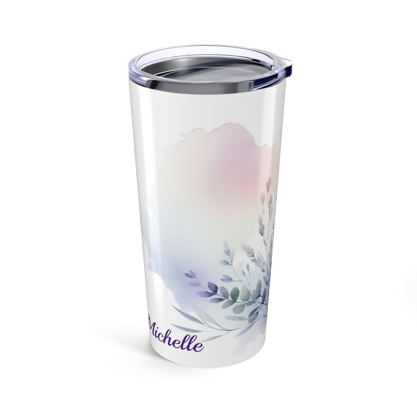 Floral Personalized Tumbler, Gift for Her, Custom Travel Mug, Unique Coffee Cup, Birthday Present, Gift for Coffee Lover,