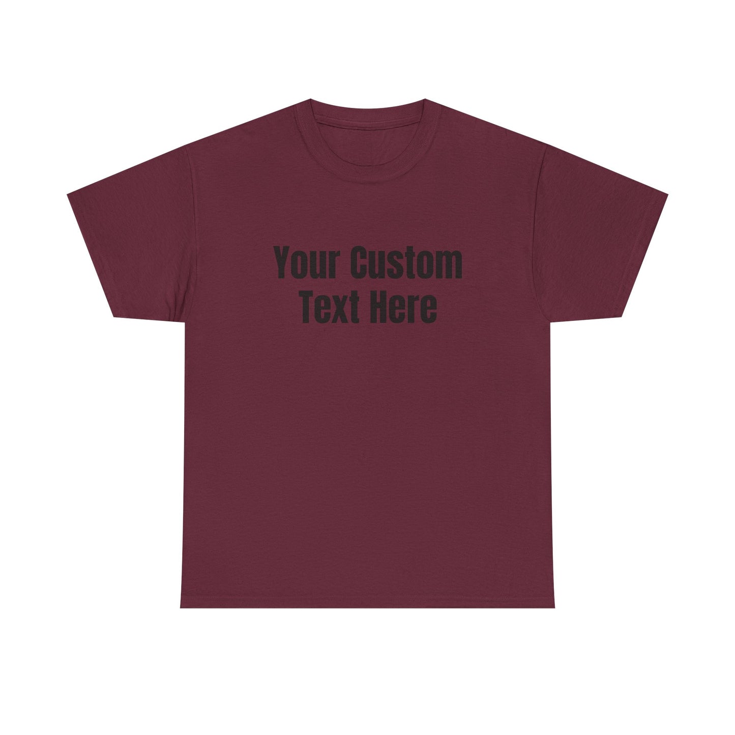 Customizable Heavy Cotton Tee - Perfect for Gifts, Events, Casual Wear, Team Outfits, Celebrations, Perfect Gift for Birthdays