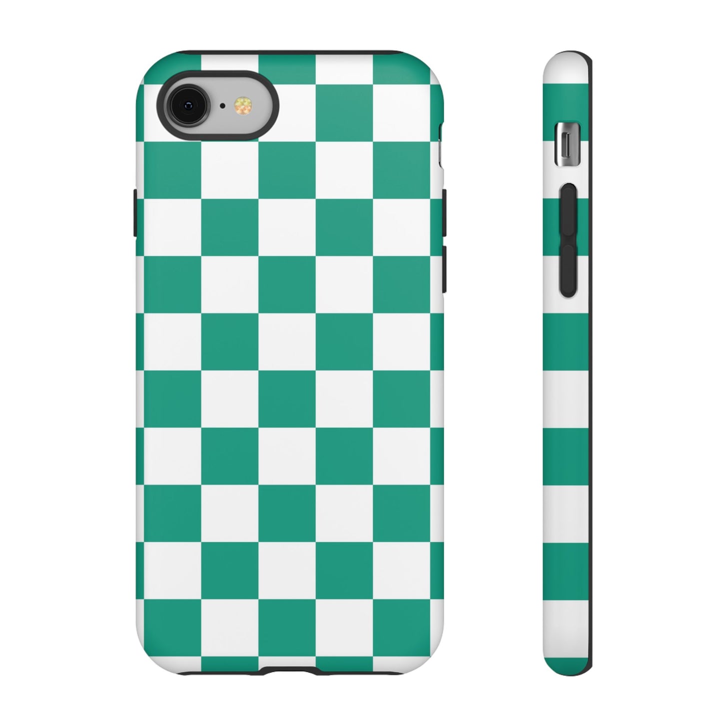 Checkered iPhone Case, Stylish Phone Cover,  Mobile Case For iPhone 17 Pro, 17, 16, 15, 14, 13, 12, 11, X, XR,XS MAX, Chic Gift for Her