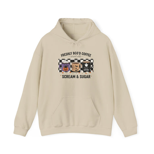 Cute Coffee Lover Sweatshirt Hoodie , Cozy Café Apparel, Gift for Barista, Halloween Day Gift, Gift for coffee lover, Winter Apparel