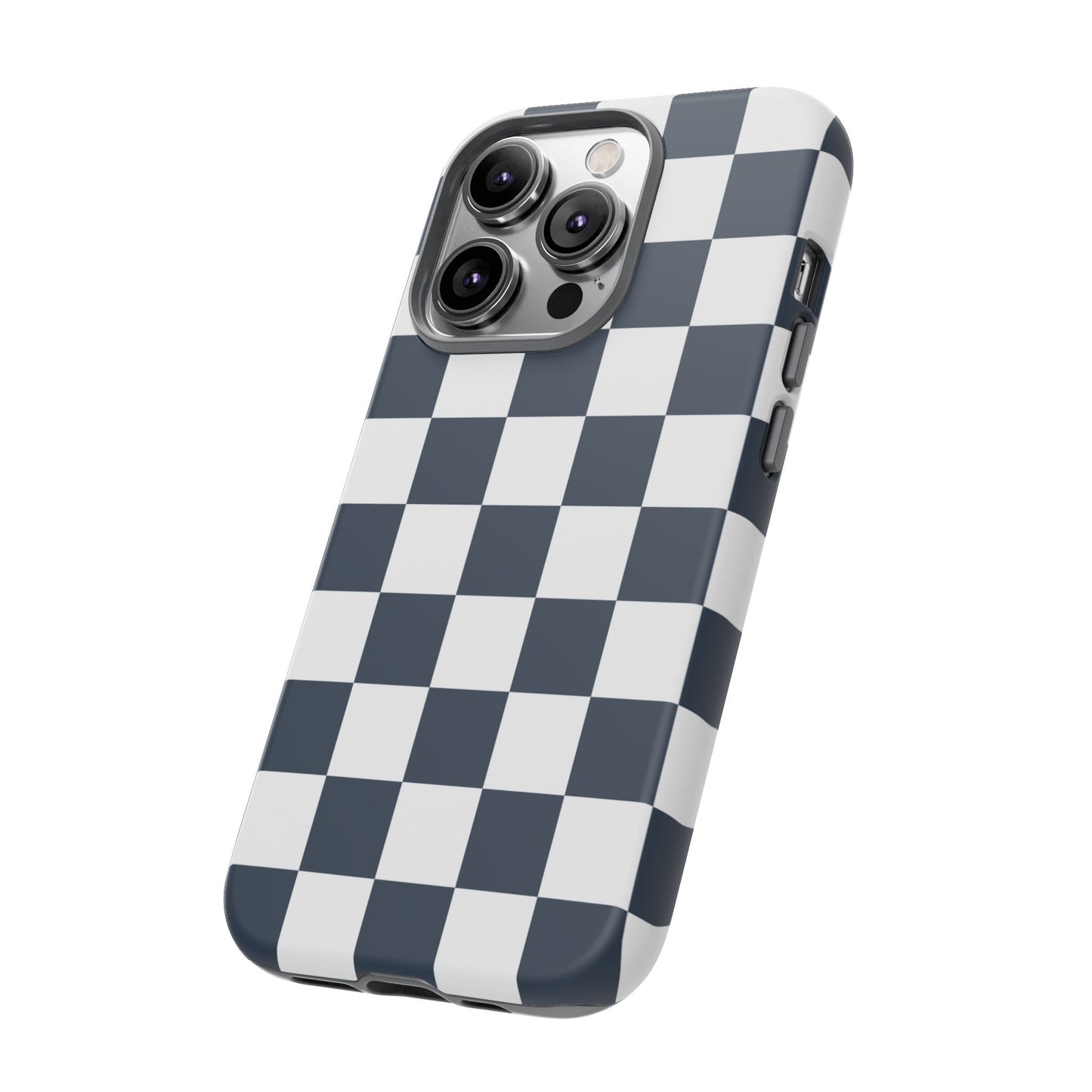 Checkered Pattern iPhone Case, iPhone Cover, Modern iPhone Accessory, Gift for Him, Trendy Mobile Protection