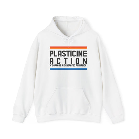 Plasticine Action Unisex Hoodie - Cozy Sweatshirt for Animators, Save Gaza, Free Palestine, Casual Wear