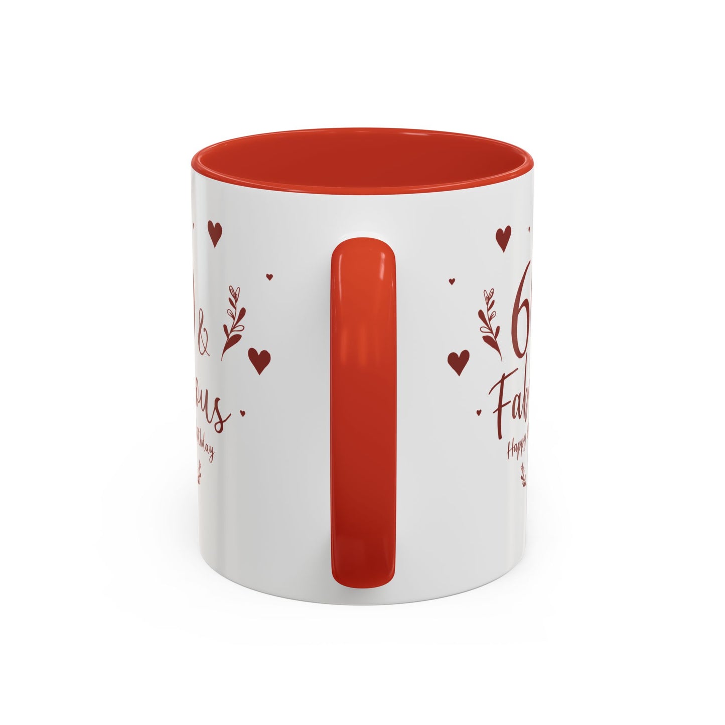 Personalized 60th Birthday Coffee Mug 60 & Fabulous, Birthday Gift, Custom Mug, Fun Coffee Cup, Celebration Drinkware, Personalized Present