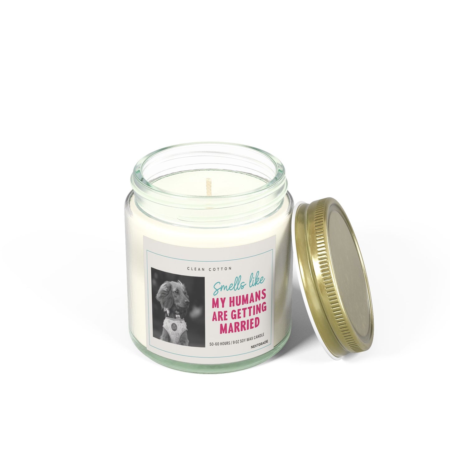 Wedding Scented Candle, Perfect for Engagements, Bridal Showers, Home Decor, Pet Lovers, Unique Gift Idea