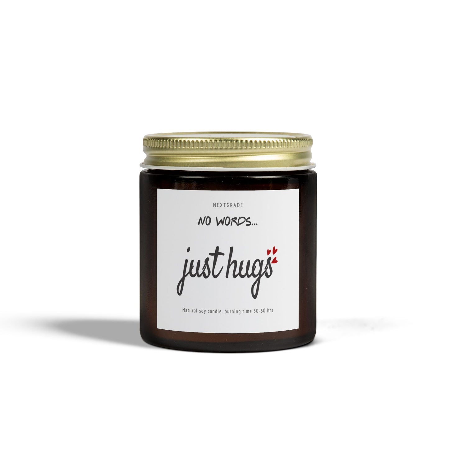 Gifts for Loss of Loved One, 9oz Lavender Scented Soy Wax Candle, No Words Just Hugs, Think of You, Condolence, Get Well Candle for Women