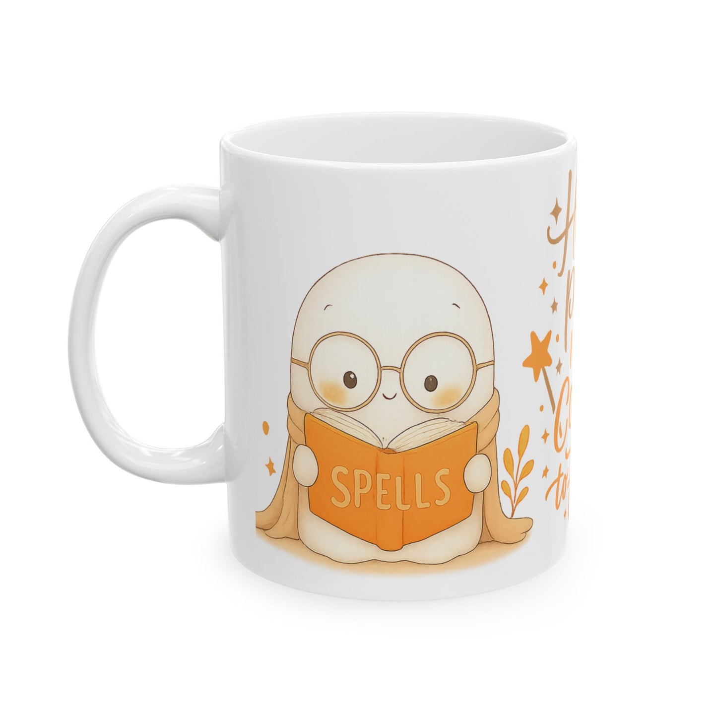 Whimsical Coffee Mug Hocus Pocus, Need Coffee to Focus, Perfect for Fall, Halloween, Gift for Witch Lover, Cozy Vibes, Office Decor