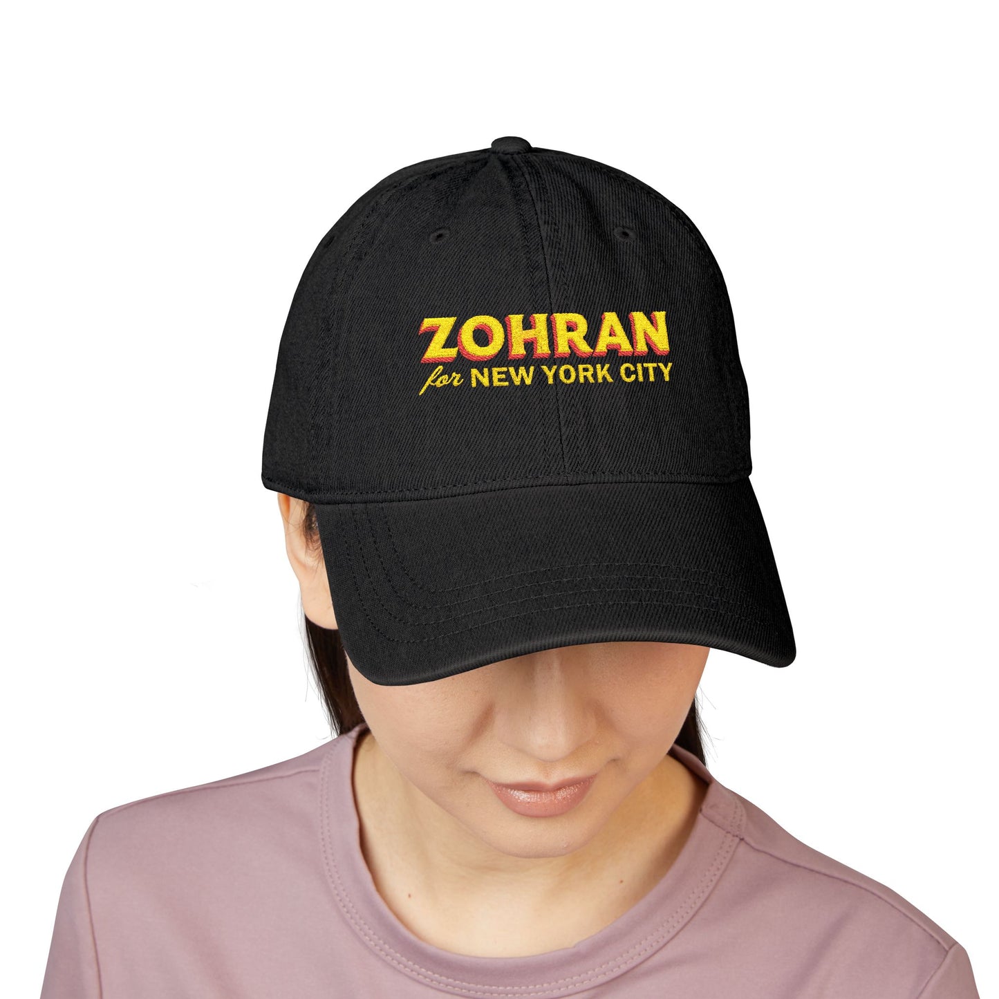 Embroidered Zohran for NYC Hat: Political Cotton Cap