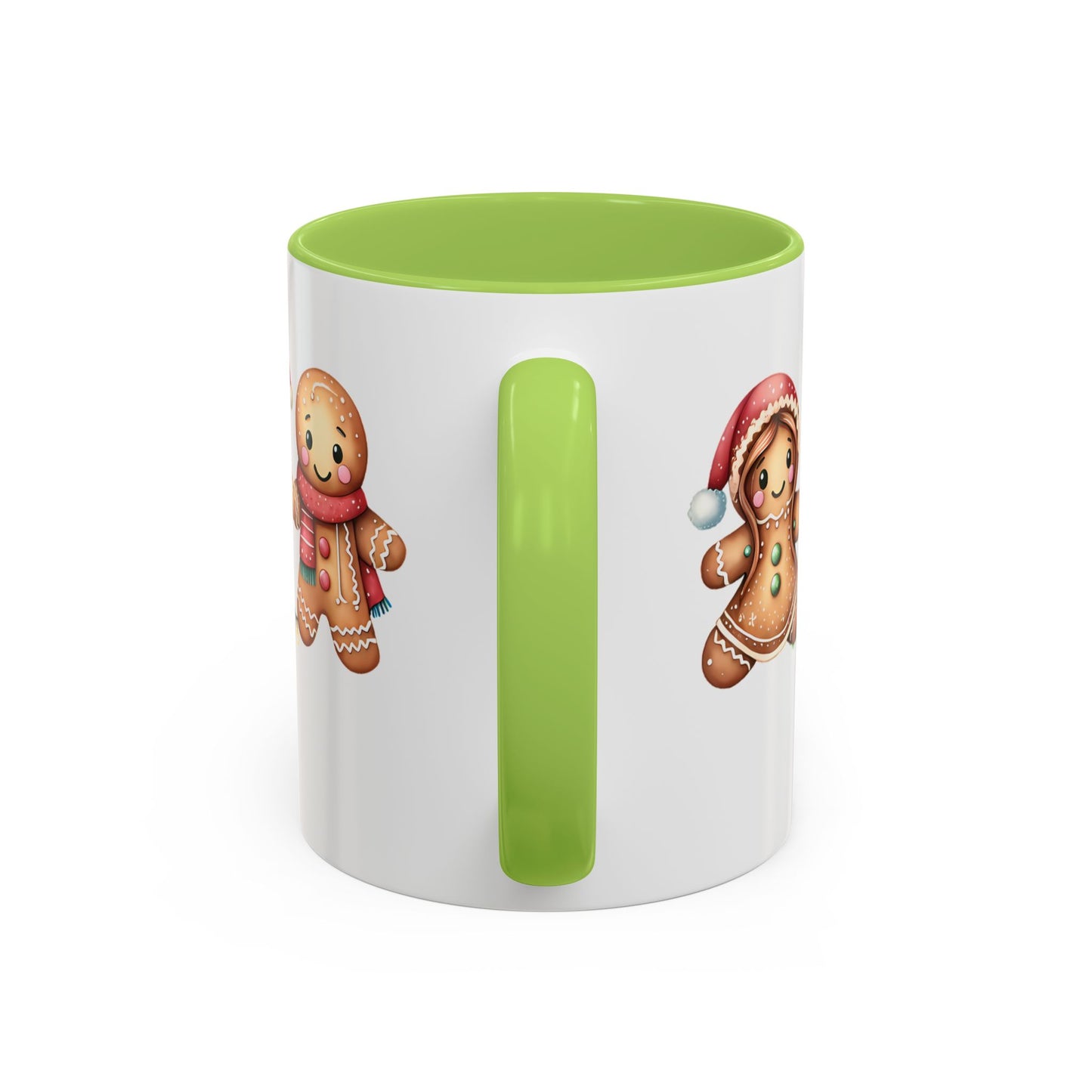 Personalized Gingerbread Friends Coffee Mug, Holiday Mug, Christmas Decor, Personalized Coffee Cup, Gift for Her, Winter Wonderland