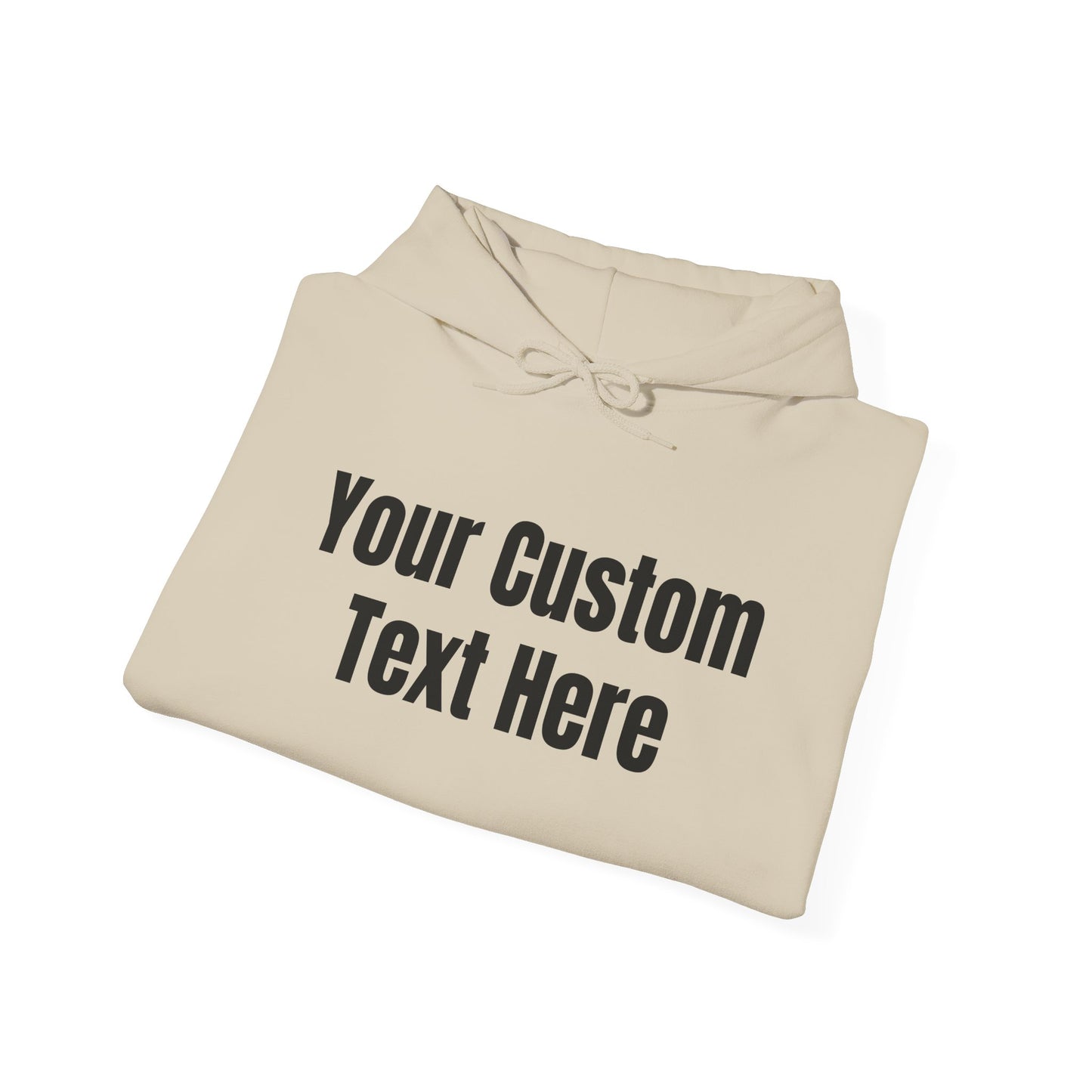 Customizable Hooded Sweatshirt, Personalized Gift, Cozy Hoodie, Custom Text Apparel, Fall Fashion Essential, Perfect for Birthdays