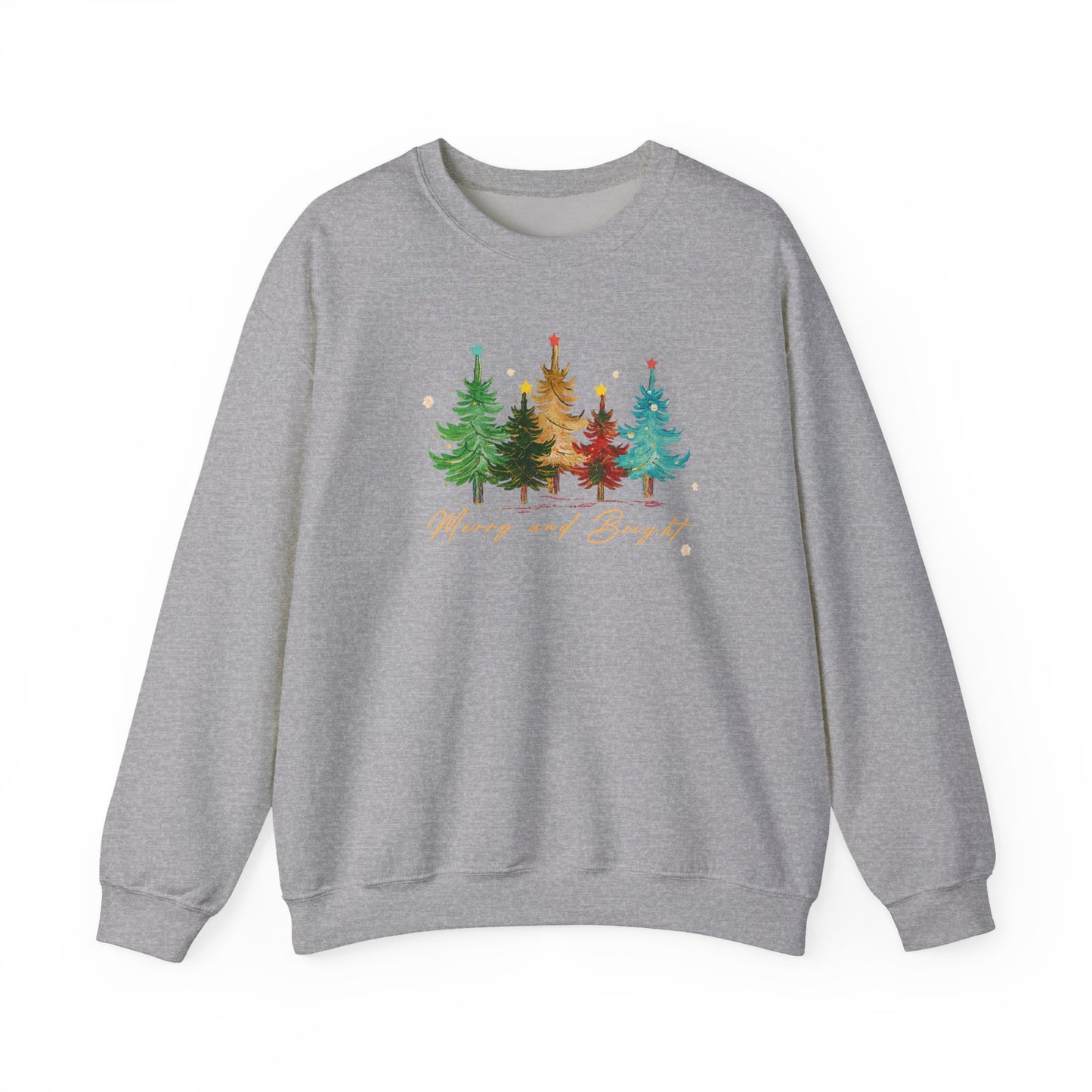 Cozy Christmas Trees Sweatshirt, Holiday Apparel, Warm Sweater Gift, Nature Lover Top, Christmas and Winter Essential, Christmas  day Gift