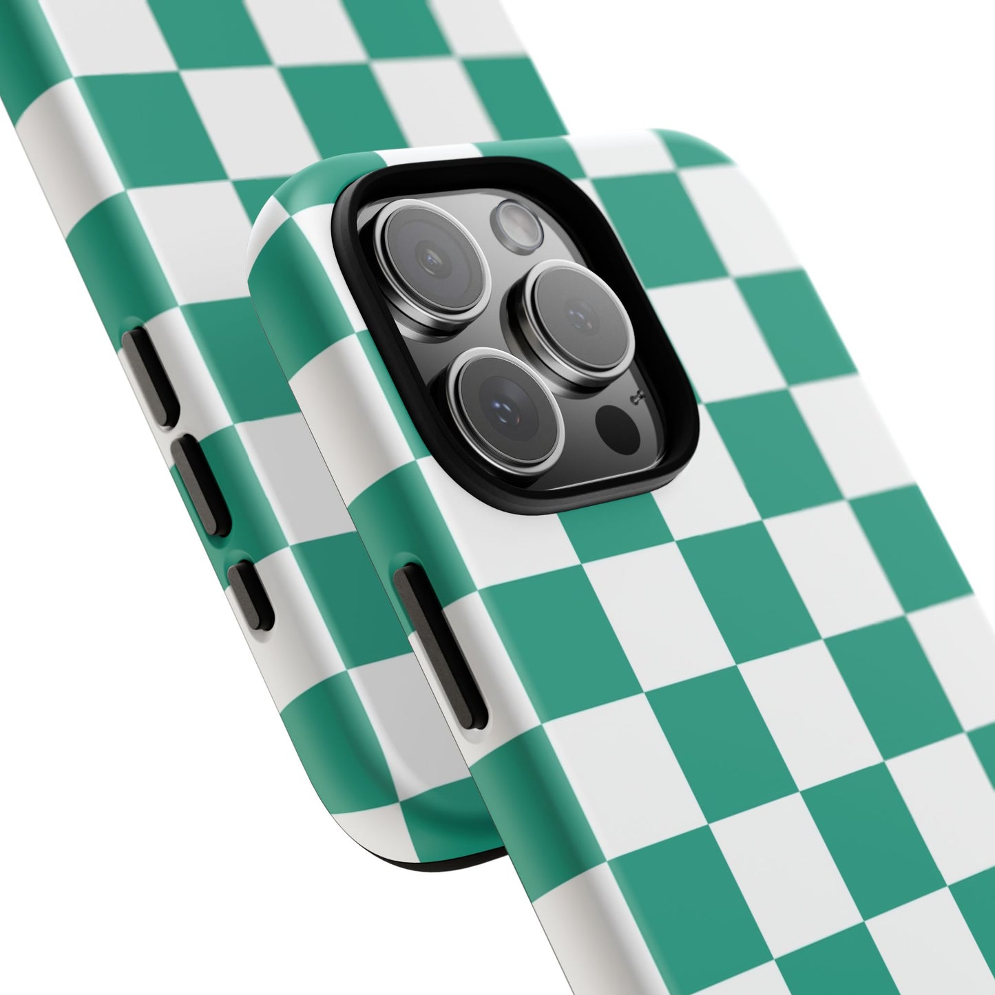 Checkered iPhone Case, Stylish Phone Cover,  Mobile Case For iPhone 17 Pro, 17, 16, 15, 14, 13, 12, 11, X, XR,XS MAX, Chic Gift for Her
