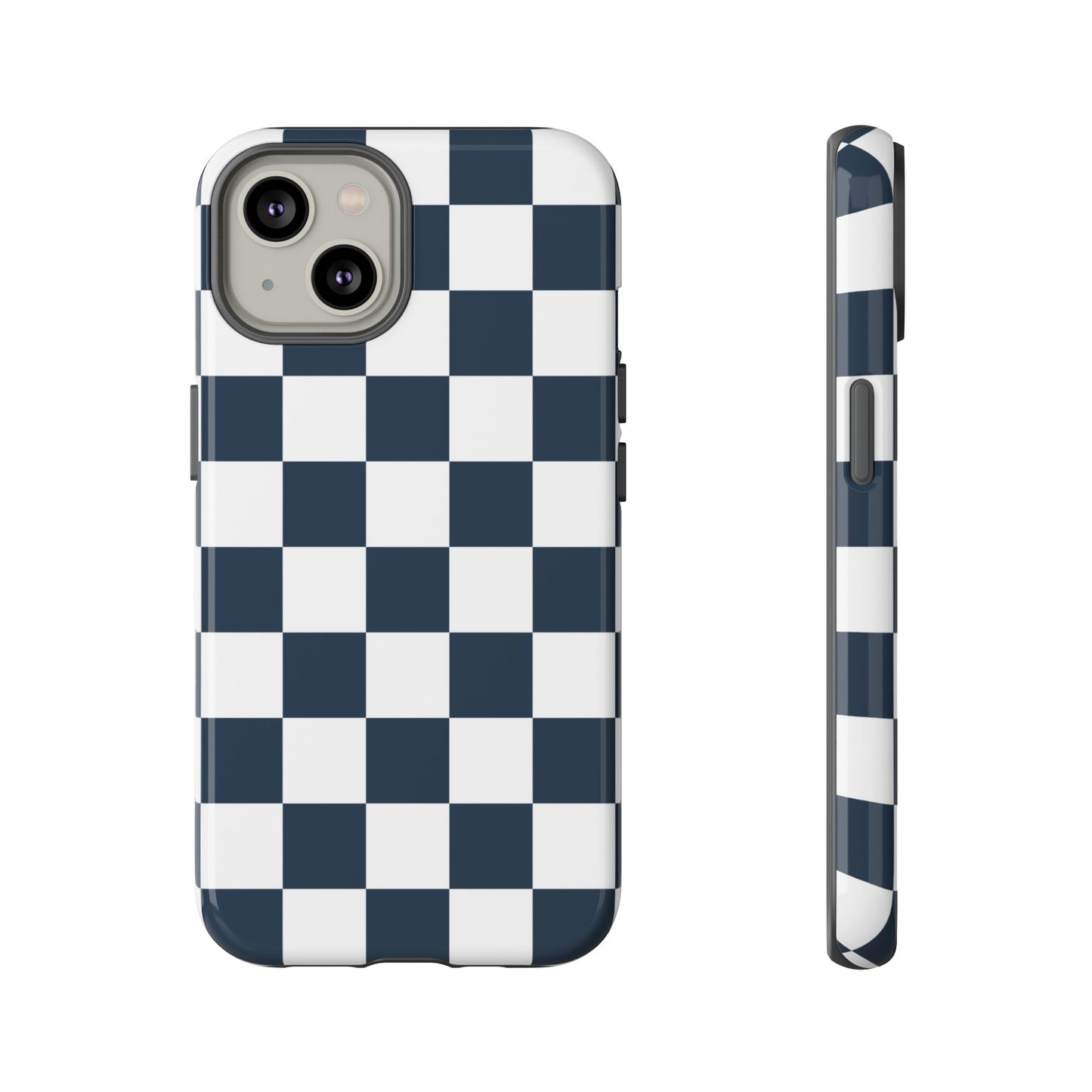 Checkered Pattern iPhone Case, iPhone Cover, Modern iPhone Accessory, Gift for Him, Trendy Mobile Protection