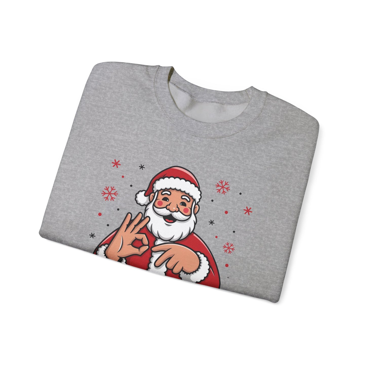 Six Seven Santa Funny Christmas Sweatshirt Cozy Holiday Crewneck for Men & Women | Santa Graphic Pullover | Warm Festive Gift for Friends