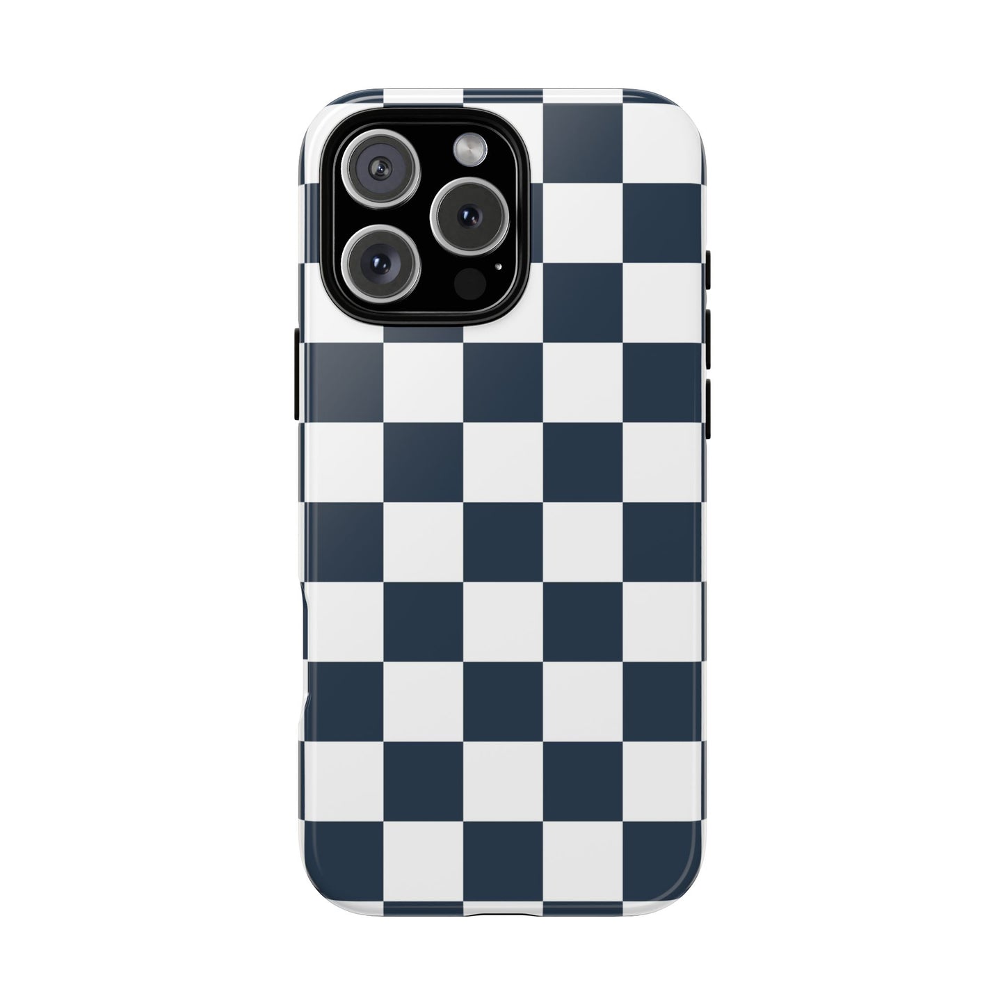 Checkered Pattern iPhone Case, iPhone Cover, Modern iPhone Accessory, Gift for Him, Trendy Mobile Protection