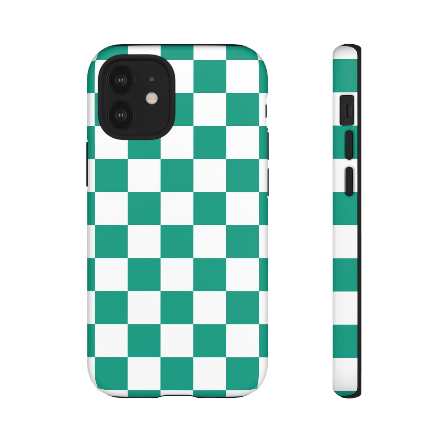 Checkered iPhone Case, Stylish Phone Cover,  Mobile Case For iPhone 17 Pro, 17, 16, 15, 14, 13, 12, 11, X, XR,XS MAX, Chic Gift for Her