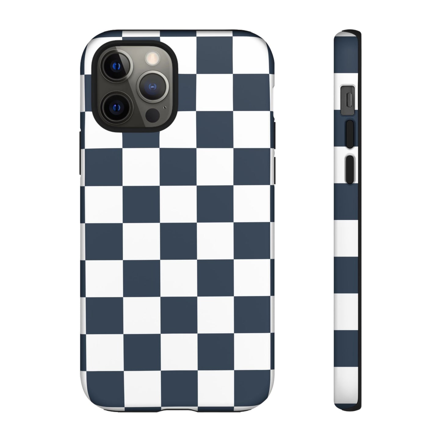 Checkered Pattern iPhone Case, iPhone Cover, Modern iPhone Accessory, Gift for Him, Trendy Mobile Protection